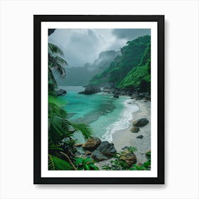 Tropical Beach In Thailand Art Print