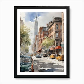 New York City Watercolor 4 Art Print