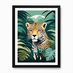 Jaguar In The Jungle 6 Art Print