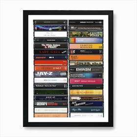 Best of the Noughties - Cassette Print - 2000s Music Art Print