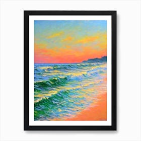 Patnem Beach Goa India Monet Style Art Print