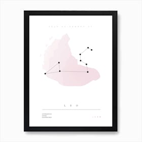 Leo Horoscope Art Print