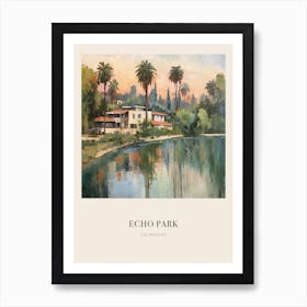 Echo Park Los Angeles United States 2 Vintage Cezanne Inspired Poster Art Print