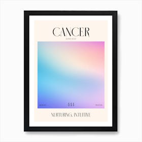 Cancer 1 Zodiac Sign Art Print