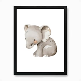 Baby Elephant 1 Art Print