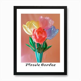 Dreamy Inflatable Flowers Poster Rose 1 Art Print