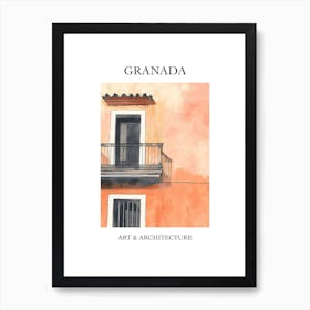 Granada Travel And Architecture Poster 3 Art Print