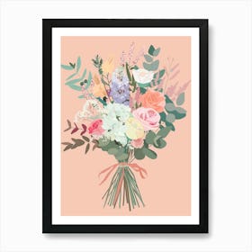 Bouquet Of Flowers Art Print