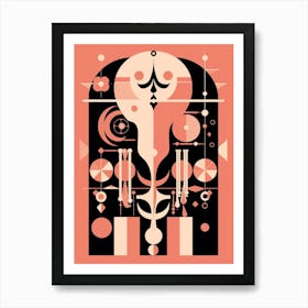 Symbols And Icons Geometric Abstract 5 Art Print