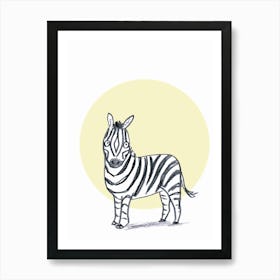 Zebra 1 Art Print
