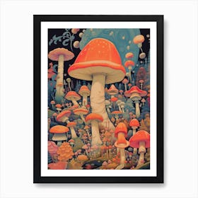 Mushroom Fantasy 1 Art Print