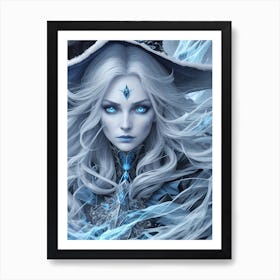 Ice Queen 3 Art Print