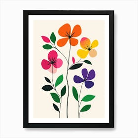 Colorful Flowers 2 Art Print