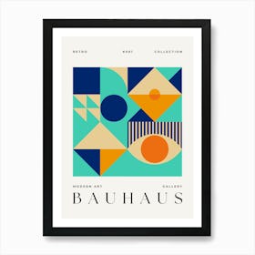 Bauhaus Mid Century Modern  Art Print