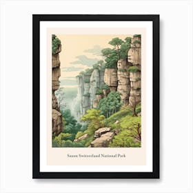 Saxon Switzerland National Park Art Print