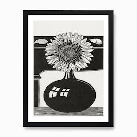 Sunflower (1914), Samuel Jessurun Art Print