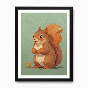 Squirrel 5 Art Print