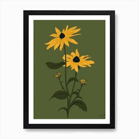 Flower Black Eyed Susan Art Print