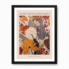 Fall Botanicals Queen Annes Lace 1 Poster Art Print