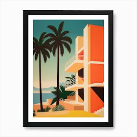Acapulco, Mexico, Bold Outlines 1 Art Print