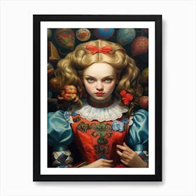 Alice In Wonderland Kitsch 3 Art Print