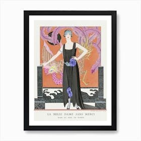 La Belle Dame Sans Merci Robe Du Soir, De Worth (1921), George Barbier Art Print