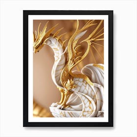 Golden Dragon 2 Art Print