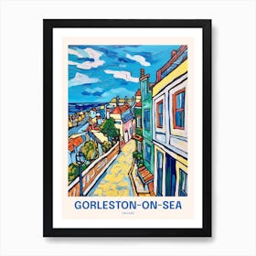 Gorleston On Sea England 4 Uk Travel Poster Art Print