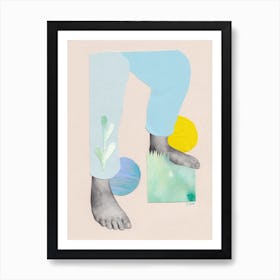 I Love Putting My Bare Feet In Wet Grass Art Print