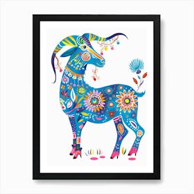 Chinese Zodiac Goat Art Print