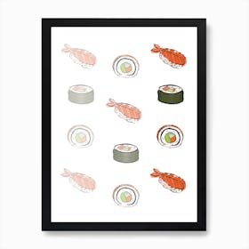 Sushi Art Print