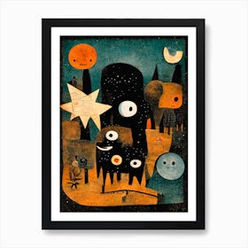 Night Of The Young Monsters Art Print