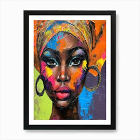 African Woman 9 Art Print