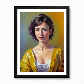 Portrait Of A Young Woman 31 Art Print