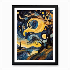 Starry Night 7 Art Print