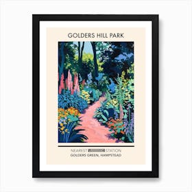 Golders Hill Park London Parks Garden 1 Art Print