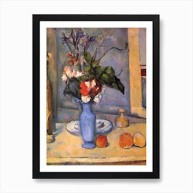 The Blue Vase, Paul Cézanne Art Print
