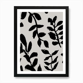 Nude Leaf Art Print