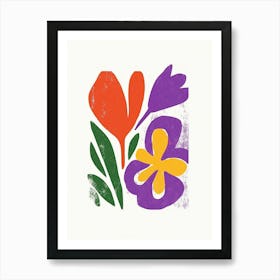 Flowers Canvas Print 1 Art Print