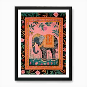 Elephant Painting Art Print