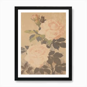 Classic Flowers 1 Art Print