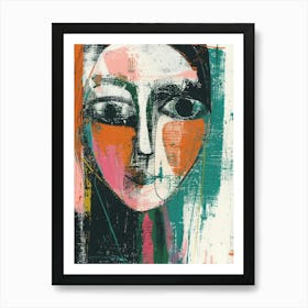 Face Of A Woman 71 Art Print