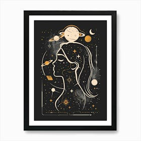 Saturn 10 Art Print