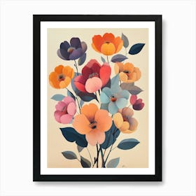 Flowers In A Vase 28 Art Print