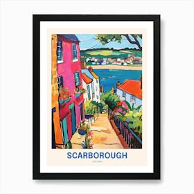 Scarborough England 2 Uk Travel Poster Art Print