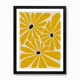 Yellow Daisy Art Print