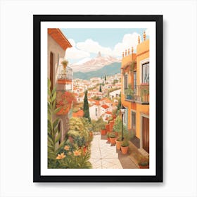 Tenerife Spain 3 Illustration Art Print