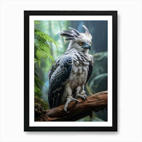 Aerial Majesty: Harpy Eagle Wall Art Art Print
