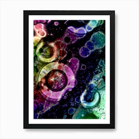 Abstraction The Fall Of A Comet Art Print