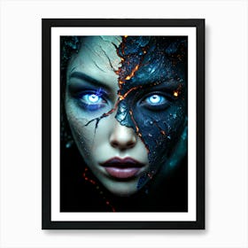 Elemental Fury 1 Art Print